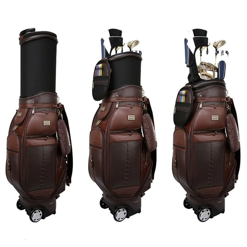 Telescopic Standard Bag Tugball Bag Durable Hard Shell Multifunctional Ball Pack Microfiber Golf Stand Bag