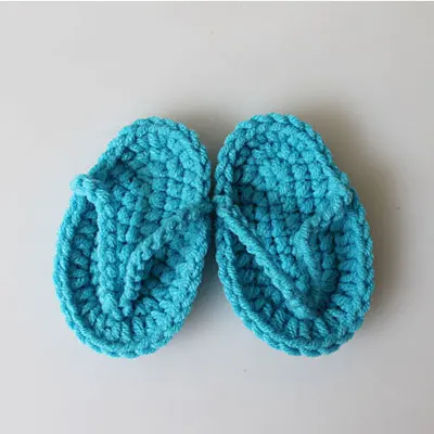 Blue Shoes Реквизит для фотосъемки новорожденных; обувь ручной работы для фотосессии для маленьких девочек и мальчиков; фото костюм для малышей; вязаный реквизит для наушников - Цвет: Blue Shoes