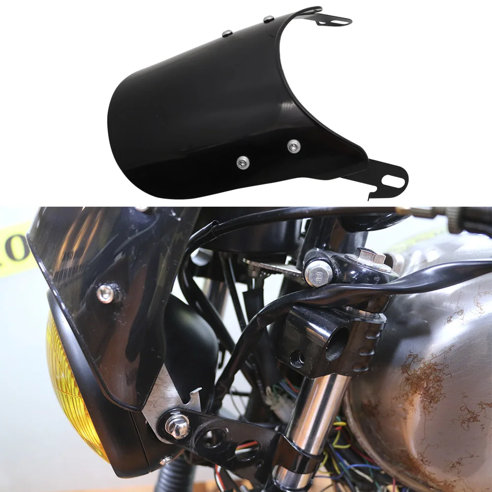 Высокое качество Прочный регулируемый 5 7 дюймов мотоцикл ретро кафе гонщик фары