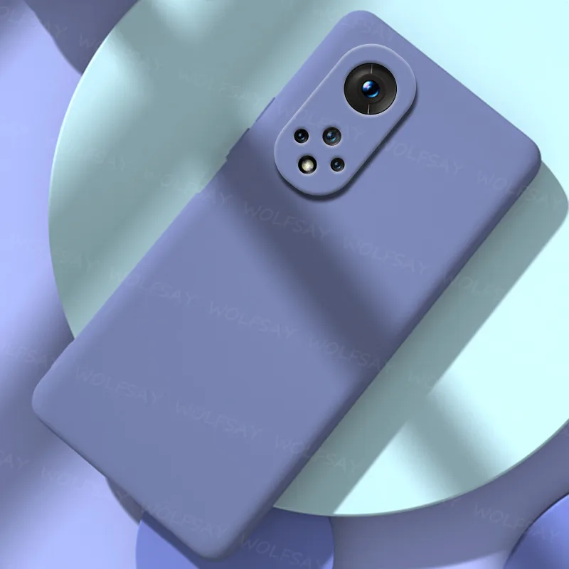 new liquid silicone cover for huawei nova 9 pro case for nova 9 pro cover lens protection soft case for nova 9 8i 8 7 6 pro p50 free global shipping