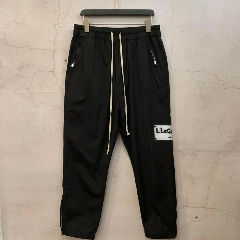 19ss Owen Seak мужские повседневные шаровары Готическая мужская одежда спортивные брюки осенние женские длинные свободные черные брюки XL