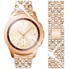 Браслет металлический для Samsung Galaxy Watch 4 Classic, браслет со стразами для Active 2 40 мм 44 мм Watch 3 41 мм 45 мм