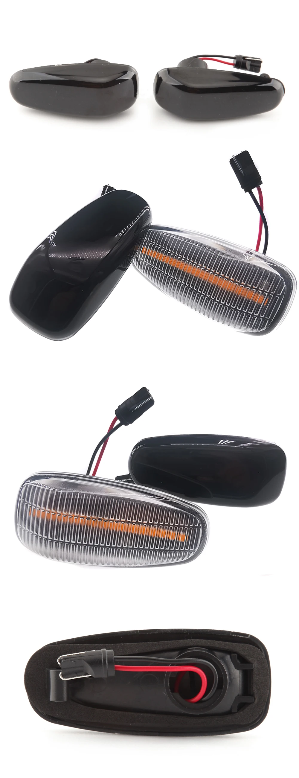 Поворотный сигнал для Mercedes Benz W124 W140 W163 W202 W208 W210 W414 W638 W670 W901|Сигнальная лампа| |