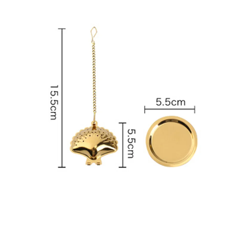 Шикарный нержавеющий стальной сетчатый ситечко для заварки чая нордический