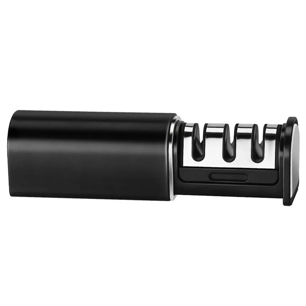 

Electric Knife Sharpener Kitchen Knife Sharpening Kit HelRepair Restore And Polish Blades Fixed Angle Quick Sharpener