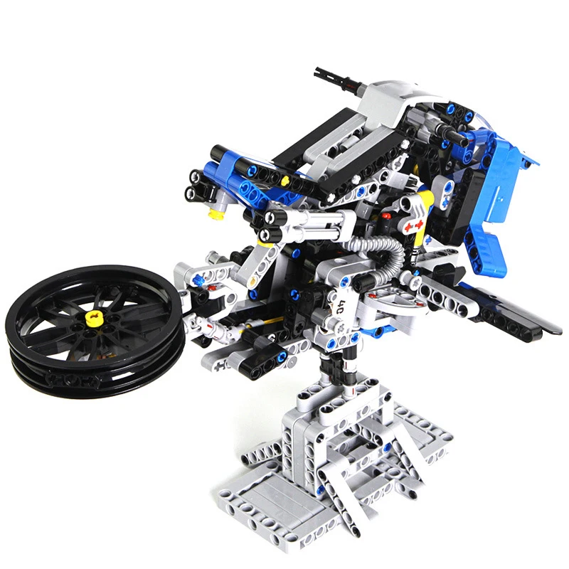 

603pcs City Car Classic Motorcycle Building Block By High-tech DIY Motorcycle Model Brick Educational Toys Kid Best Gift