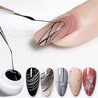 new elastic creative wire drawing gel nail art stretch painted brushed glue diy nail phototherapy glue nail art supplies