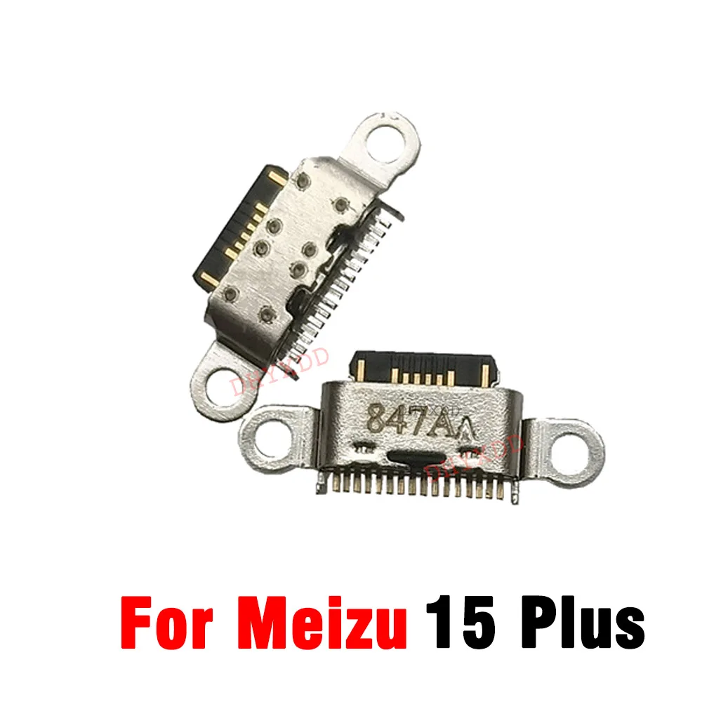 2pcs Type C For Meizu 15 /15 Lite /16th Plus / M15 Note 9 X8 PRO 6 MX6 Micro USB Jack Socket Connector Charging Port Repair |
