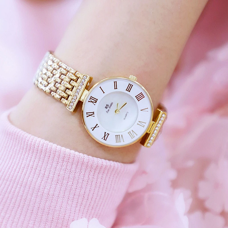 Top Luxury Brand Casual Ultra-thin Ladies Watch Simple Roman Pointer Waterproof Steel Belt Quartz Watch Women Clock Relogio images - 6
