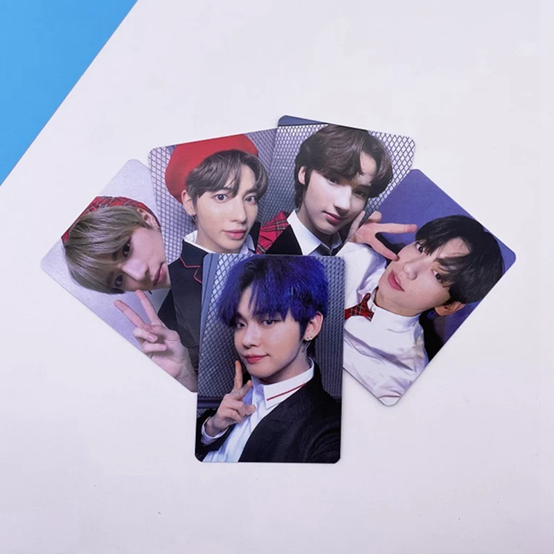 5 Pcs KPOP TXT The Dream Chapter Star Album Photo Card Hip Hop Self Made Paper Cards Autograph Photocard | Канцтовары для офиса и