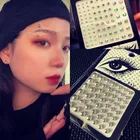 Стикер для бровей s Алмазный макияж подводка для глаз тени для век стикер для лица ювелирные изделия для глаз макияж Кристальные глаза Тату стикер