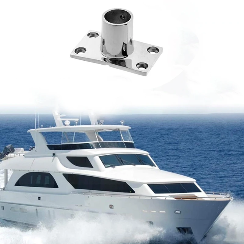 

Boat Hand Rail Fitting Rectangular 90 Degree Stainless Steel for 1 Inch 25mm Tube Marine Yacht Boat Accessories Marine