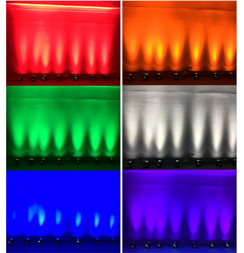 RGBWAUV 6 led 6in1 18w аккумуляторная батарея беспроводной, DMX 512 Wi-Fi пульт для DJ подсветка