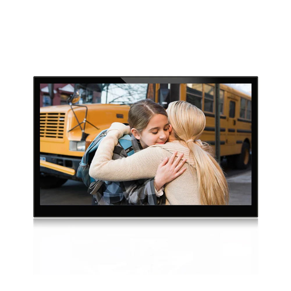 

hd video display 14 inch digital photo frame with motion sensor