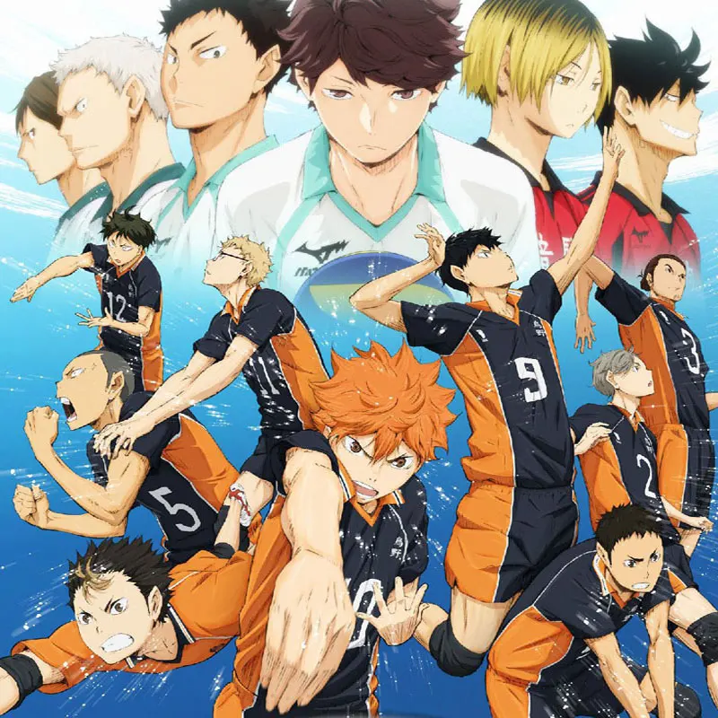 Спортивная одежда униформа Аниме Haikyuu Cosplay Костюм Karasuno школьная форма для