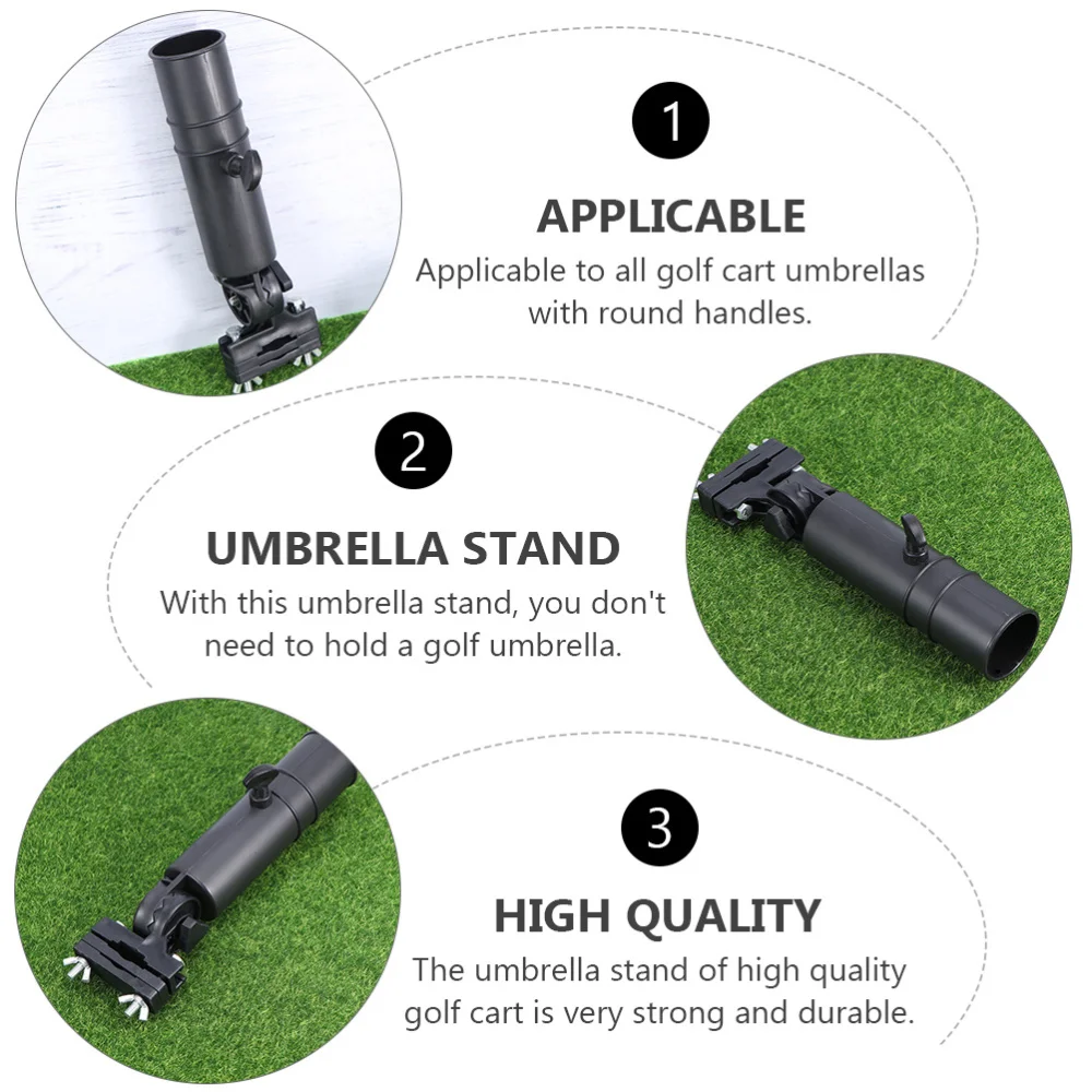 

2pcs Durable Cart Umbrella Stand Rotating Adjustable Umbrella Stand