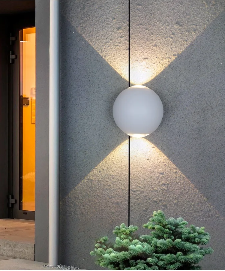 Наружное Новое водонепроницаемое настенное светодиодное освещение со звездами