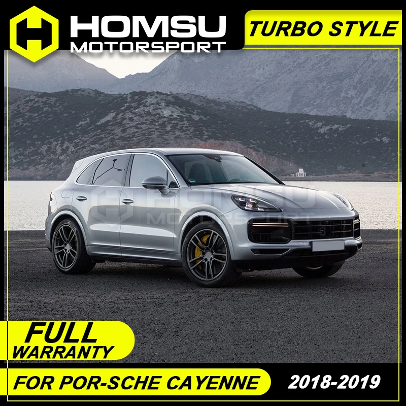 Турбо стиль PP полный комплект тела для 2018-2019 Porsche Cayenne 9Y0 тюнинг | Автомобили и
