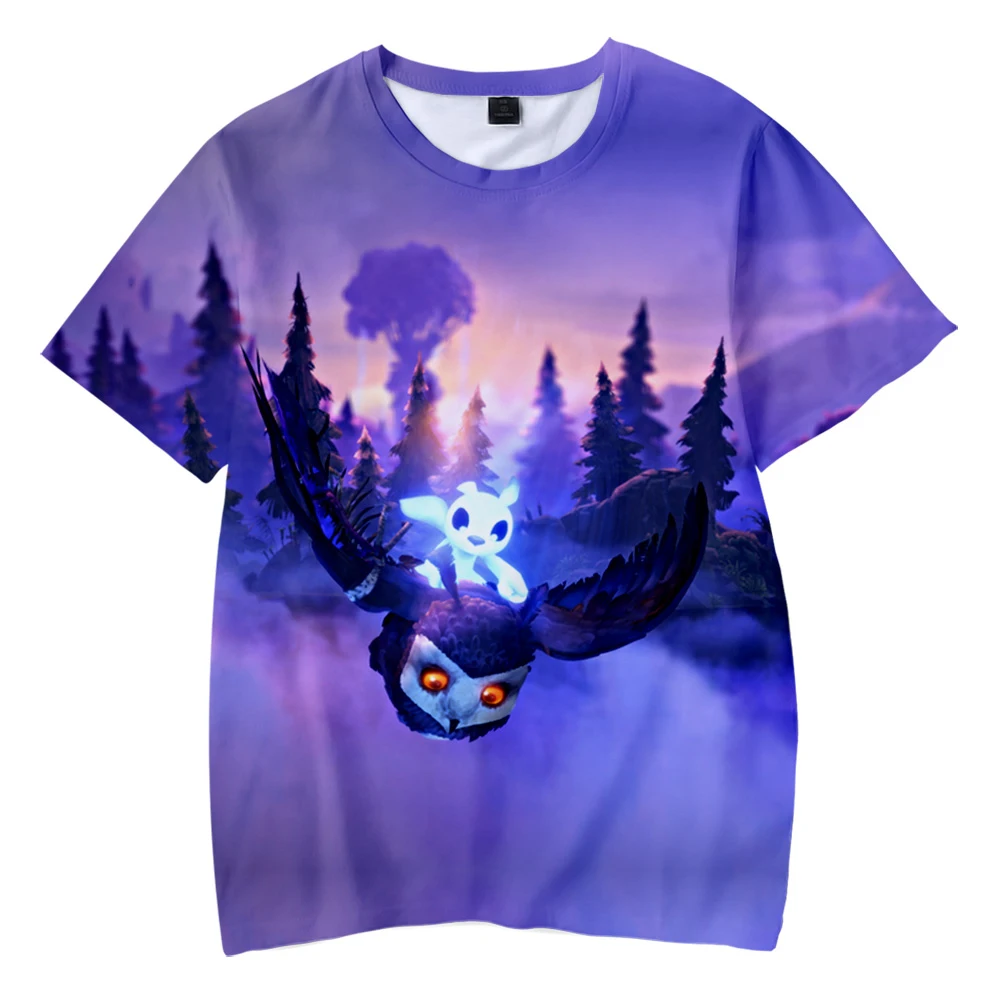Футболка Creative Ori and The Will of WISP модная футболка с короткими рукавами 3D принтом Милая