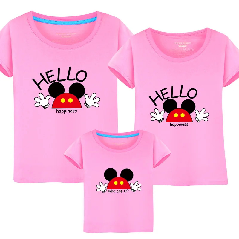 Футболка Папа и я одинаковые комплекты для семьи Одежда родителей детей Летняя