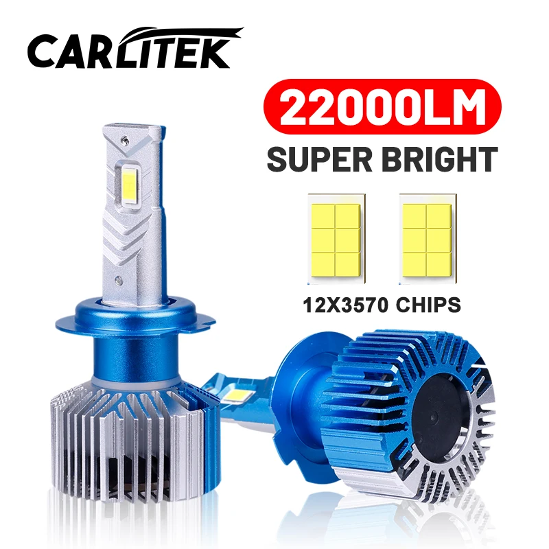 Светодиодные лампы H7 6000K H8 H9 H11 H4 автомобильные HB4 9006 HB3 9005 налобный мини фонарь 3570
