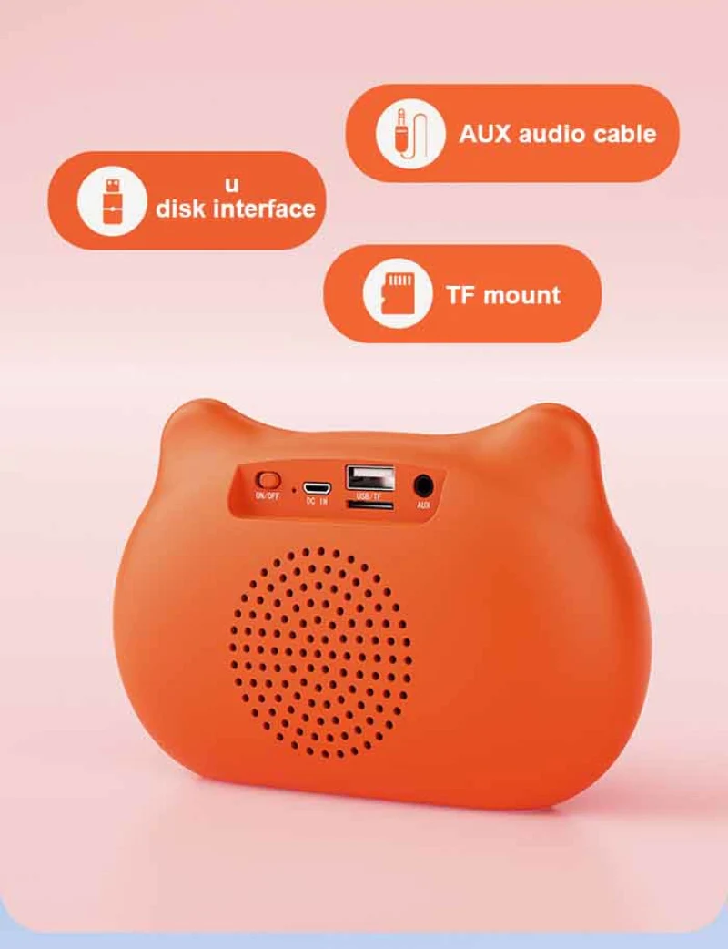 Беспроводной Bluetooth-динамик L23 с совами портативный сабвуфер светодиодный