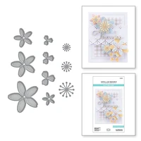 cinch and go blossoms metal craft cutting dies for diy scrapbooking paper stencil diary decoration manual 2022 embossing new