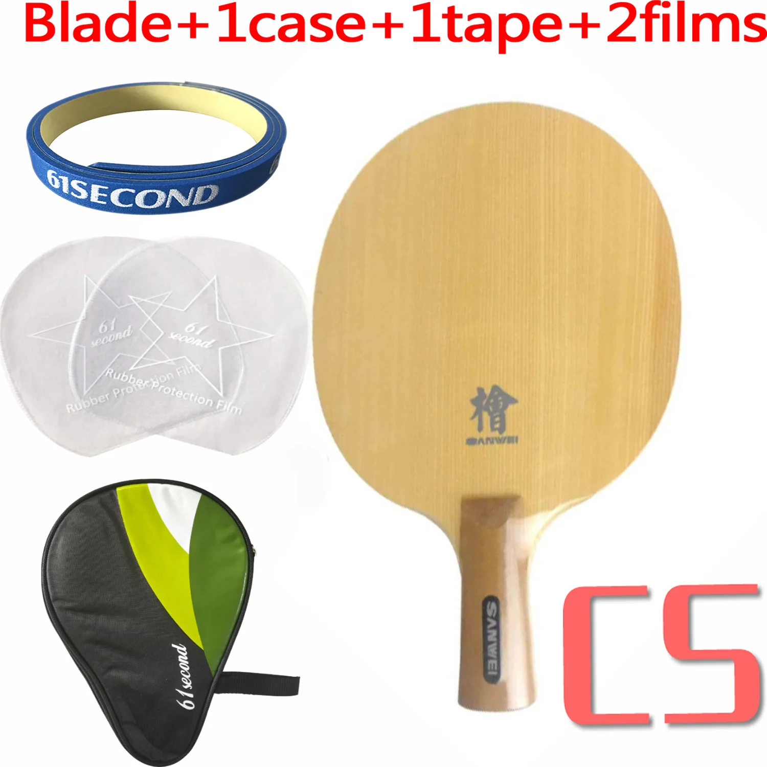 CS with H 1 case Sanwei H10 HINOKI лезвие для настольного тенниса пинг-понга - Цвет: CS with H 1 case