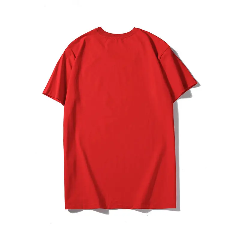 

Women T-shirt Short Sleeve Men's Fashion Tops Round Neck Soild Color Spring and Summer Casual Fashion Loose Cotton T-shirt