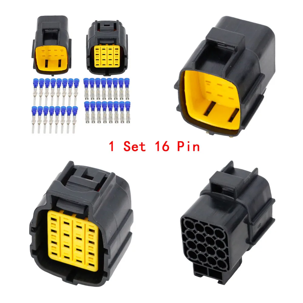 1 комплект AMP Denso 1,8 мм-(1/2/3/4/6/8/10/12/16Pin) серии разъем водонепроницаемый электрический провод разъем кислородный датчик Автомобильный разъем
