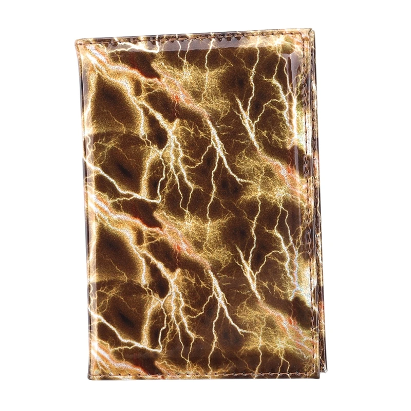 Крутой чехол для паспорта с рисунком молнии гладкая искусственная кожа Обложка