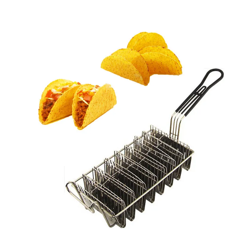 

Stainless Steel Mexican Taco Tortilla Crust V-Shaping Tool Norpro Taco Press Clip
