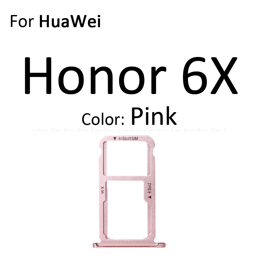 Сим-карты слот, разъем для лотка для устройства чтения sd-карт для Huawei Honor 6a 6X Micro SD Держатель для карт с разъемом контейнер Запчасти для авто