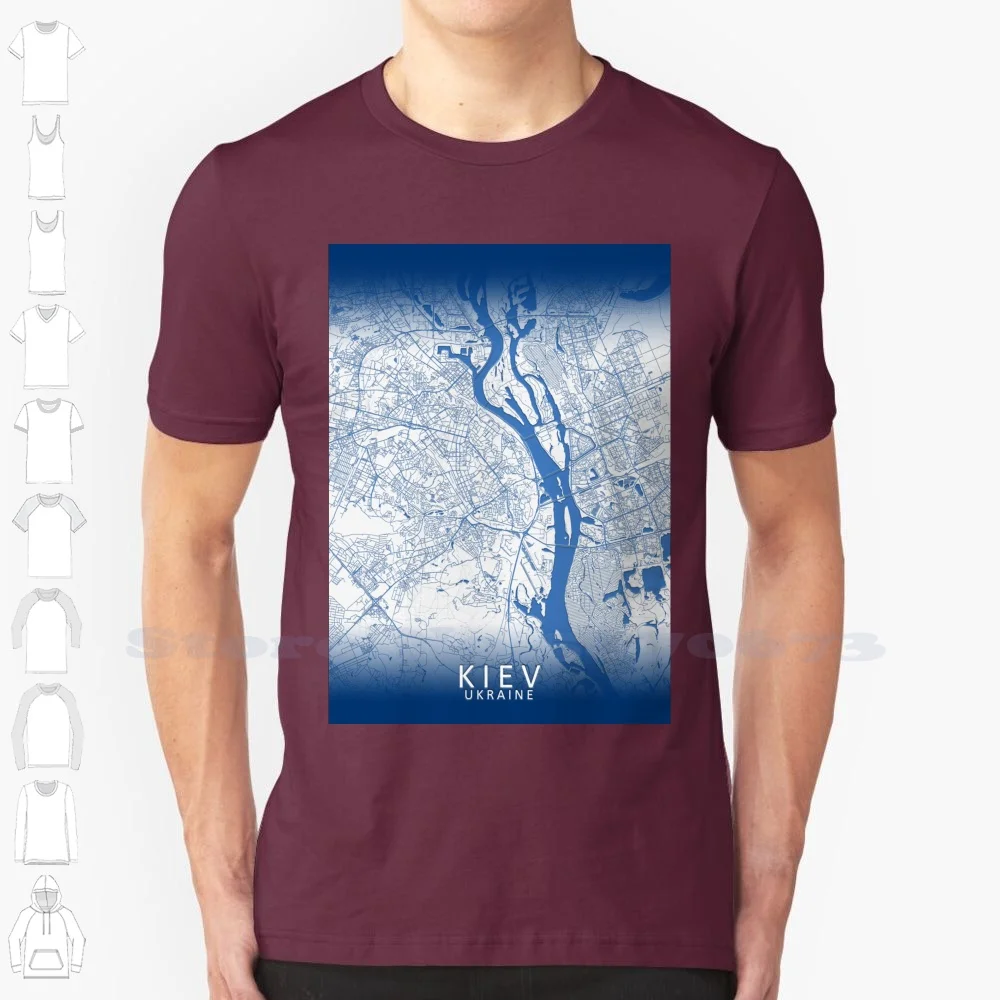 Kiev City Map In Colours Of Dynamo Kyiv Summer Funny T Shirt For Men Women Dynamo Kyiv Kiev City Map Football Soccer Colours