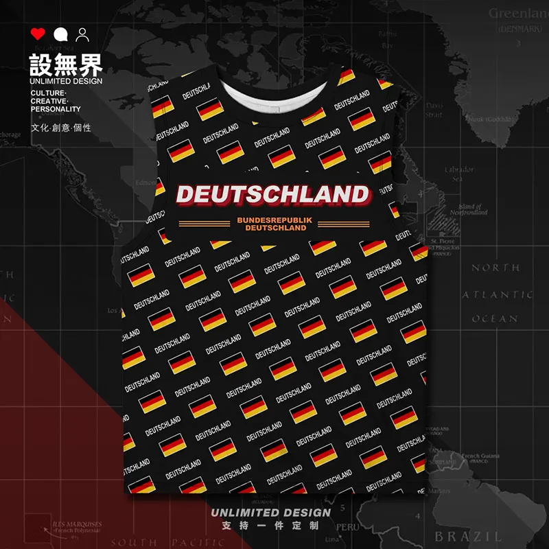 Немецкая deuтребуя немецкая быстросохнущая мужская майка DEU новинка с круглым