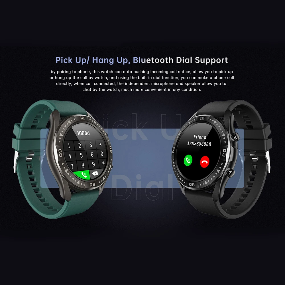 

2021 Smart watch Men Bluetooth Call Blood Pressure Fitness Bracelet 1.28 inch Relogio Feminino G1 Voice Assistant Sound Record