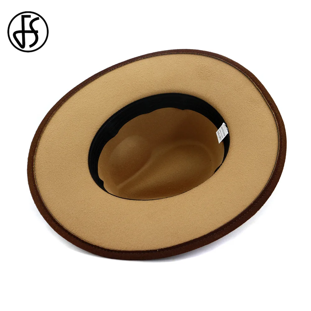 FS Для женщин мужчин шерстяной джазовый фетровая шляпка шерстяная Шапки
