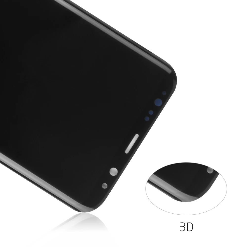 AMOLED Дисплей 5 8 дюйма для Samsung Galaxy S8 ЖК дисплей сенсорный экран рамка в сборе стекло