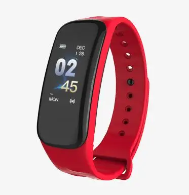 Longet цветной экран C1Plus умный Браслет кровяное давление браслет HeartRate монитор FitnessTracker браслет для мужчин и женщин
