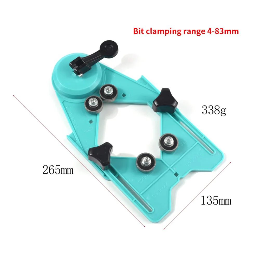 

Tile Glass Openings Locator Adjustable 4-83mm Diamond Drill Bit Guide Tile Glass Hole Saw Core Bit Guide With Vacuum Base Sucker