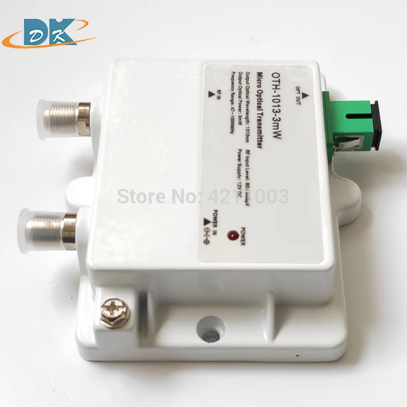 Mini CATV Optical Transmitter 1310nm FTTH 12V DC Fiber optics receiver 1550nm SC APC connector RF fibra optica Transceiver