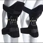 Совместная поддержка коленной чашечки наколенники, дышащая, с противоскользящим эффектом; Лифт облегчение боли в колене Мощность пружины стабилизатор колена усилитель спортивный