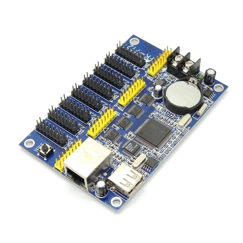 FK 7T2 Ethernet и USB светодиодный Управление карты 2408*48 пикселей Поддержка один двойной