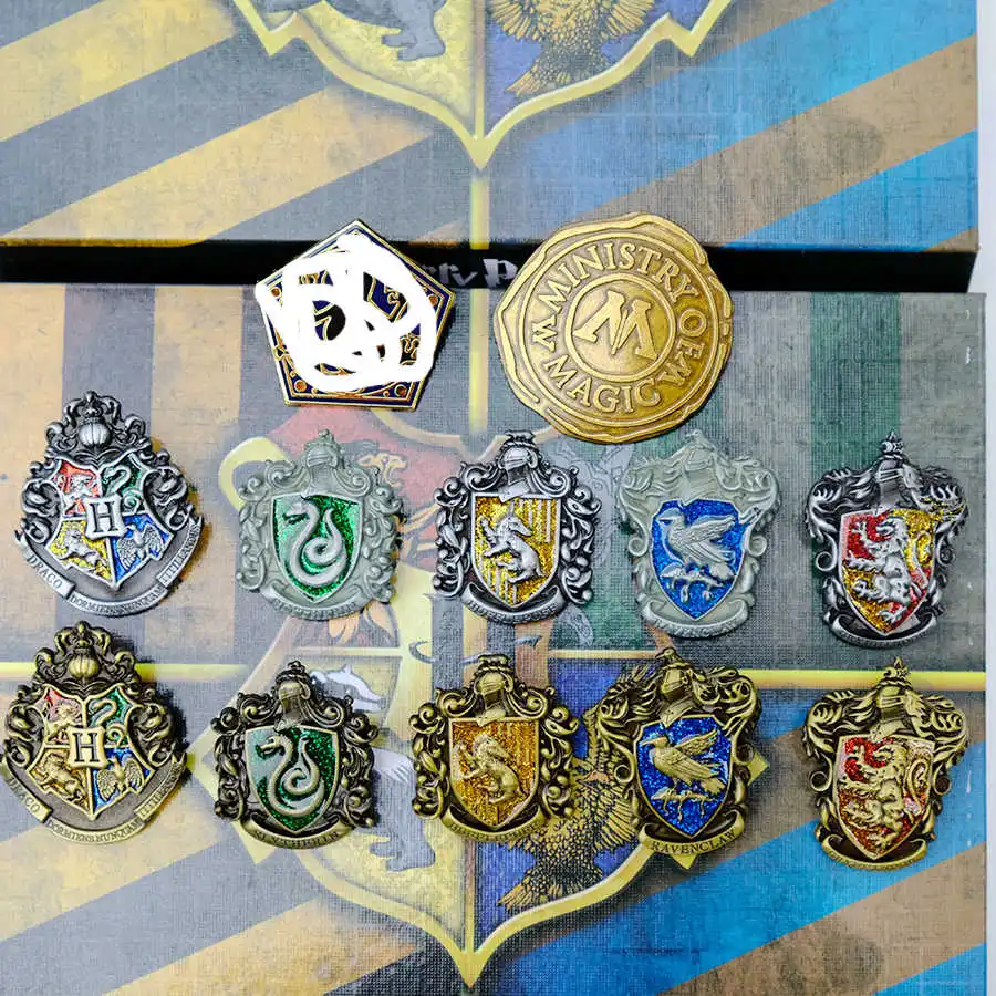 Серебряный Бронзовый MOM Ministry of magic Frog школьный Металлический Нагрудный Знак нагрудная брошь аксессуары для костюма декоративное украшение 12style