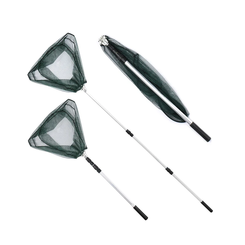 

Рыболовная сеть для посадки 1,5/1,7/1,9 м, Складная легкая Выдвижная рыболовная сеть из алюминиевого сплава, телескопическая рыболовная сеть дл...