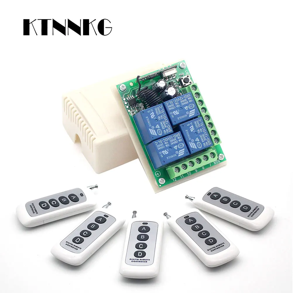 Универсальный беспроводной пульт дистанционного управления 433 МГц 12 В