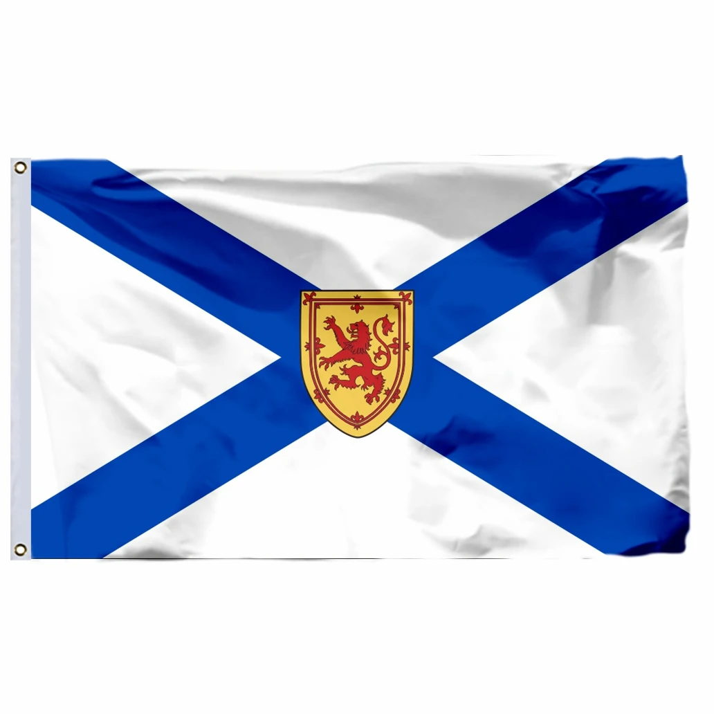 

Canada Nova Scotia Flag 90x150cm 3x5ft 120g 100D Polyester Free Shipping Canadian Provinces 60x90cm 21x14cm Banner