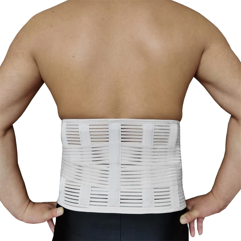 

Elastic Adjustable Double Pull Waist Support Belt for Men Orthopedic Posture Corrector Brace Lower Back Lumbar Support Belt
