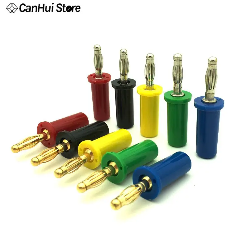 

2 шт., сварная вилка типа банан, 4 мм, 10 А