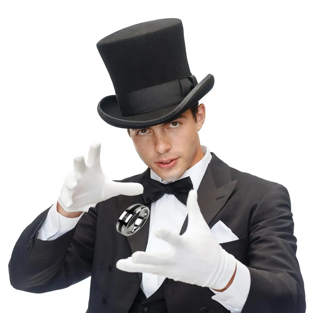 

Magic show Magic Trick Floating Ring Magic with Gift Flying card Floating Effect Invisible Suspension Magic Props Thumb Rings